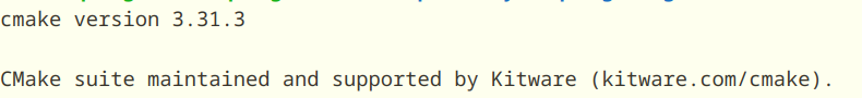 cmake version